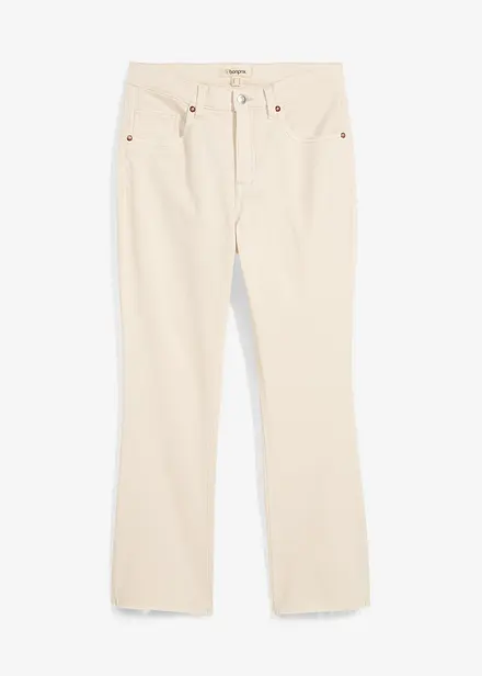 Flared-jeans High Waist, cropped