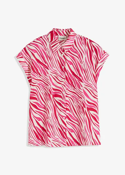 Bluse i lett sateng