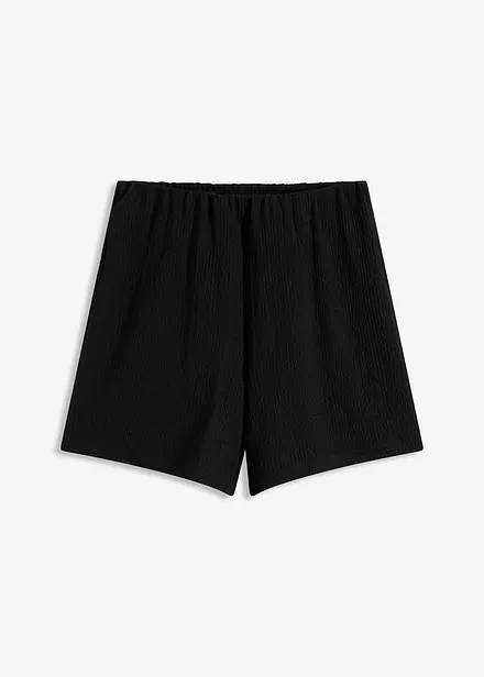 Jerseyshorts i lett krepp