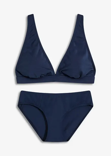 Bikini (2-delt sett) i skinnende materiale