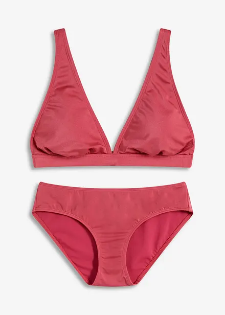 Bikini (2-delt sett) i skinnende materiale