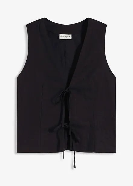 Vest med knyting