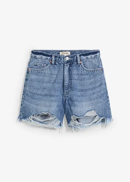 Jeansshorts High Waist, Low Stretch