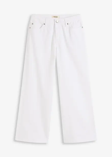 Culottes i elastisk bomullsmiks