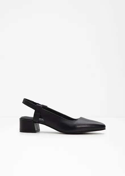 Slingbacks i skinn