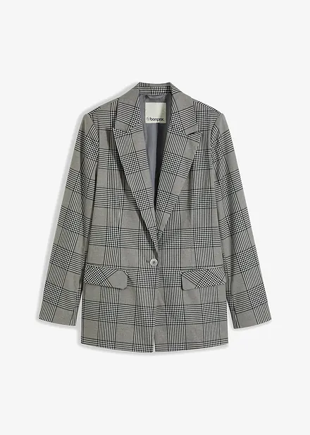Blazer med rutemønster