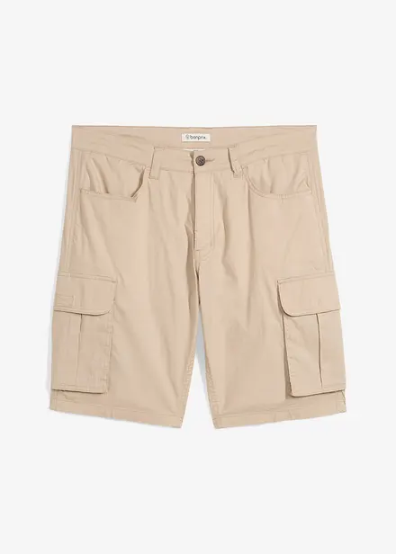 Cargo-bermudashorts med stretch, Regular Fit
