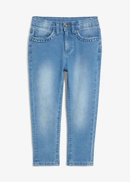 Jeans med stretch Mid Waist, tapered