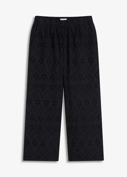 Culotte med hullbroderi