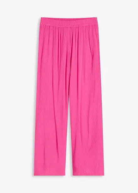 Pull on-bukse i lett viskose