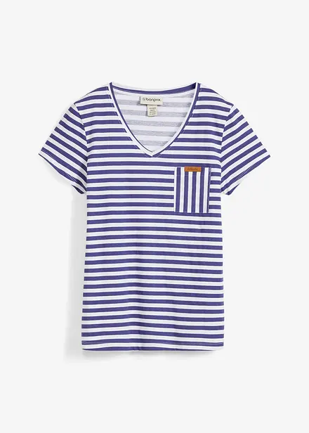 T-skjorte med stripemønster