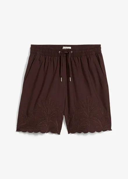 Shorts med silke
