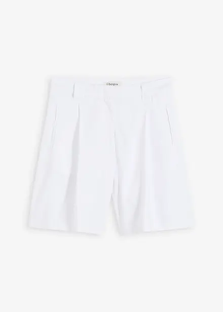 Shorts i lett linmiks