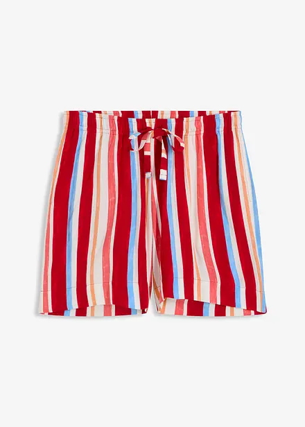 Pull on-shorts i lett viskose