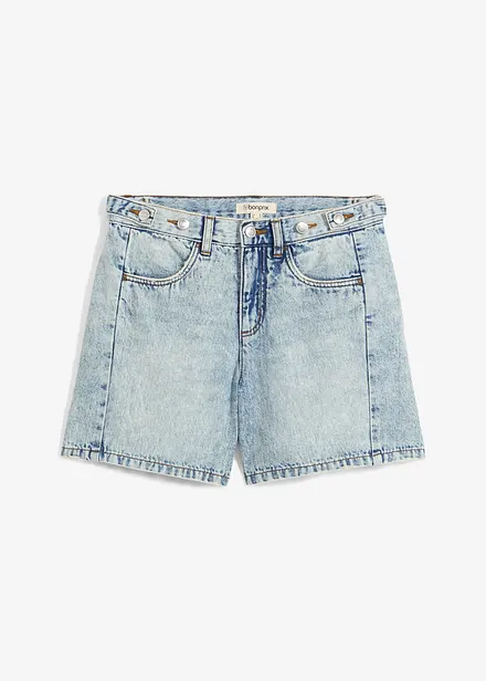 Jeansshorts Mid Waist, Low stretch