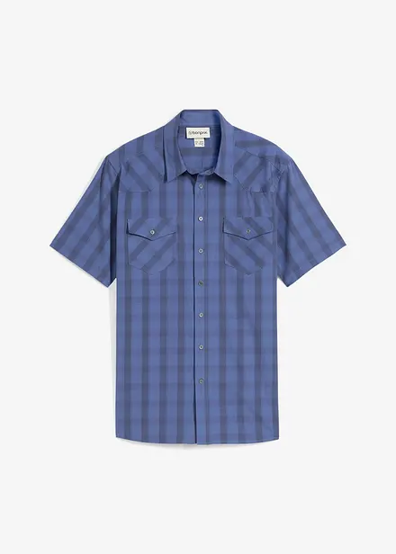 Kortermet skjorte i 100% bomull