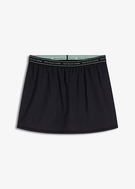 Ultralett treningsskjørt med integrert shorts