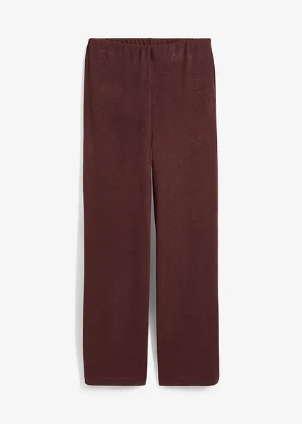 Vid bukse i strikket look