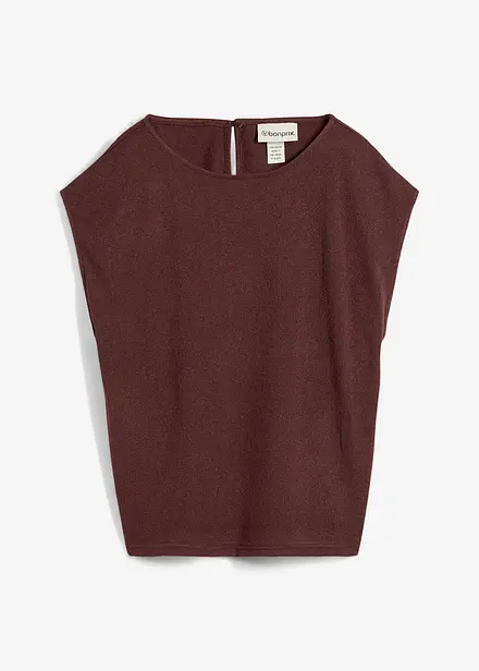 Oversized topp i strikket look