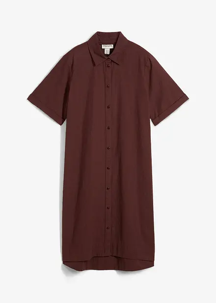 Skjortekjole i 100% bomull