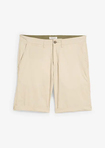 Bermudashorts i chinos-modell, Regular Fit