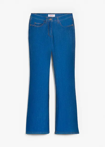 Bootcut-jeans Mid Waist, Stretch