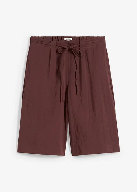 Bermudashorts i lett viskosemiks