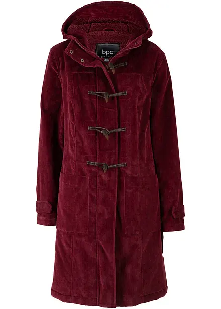 F&ocirc;ret duffelcoat i kordfl&oslash;yel