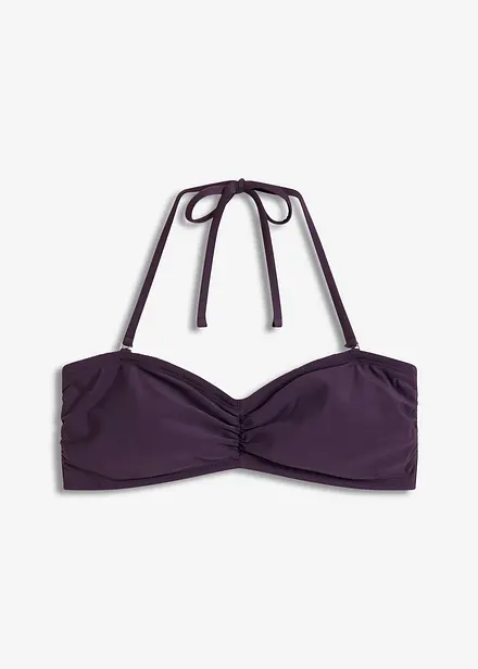 Bandeau-bikinitopp med avtagbare stropper