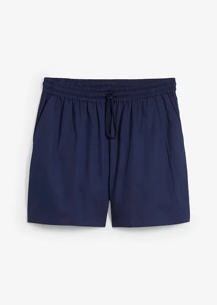 Pull on-shorts i 100% bomull