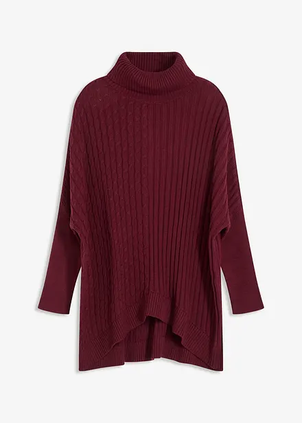 Oversized poncho-genser