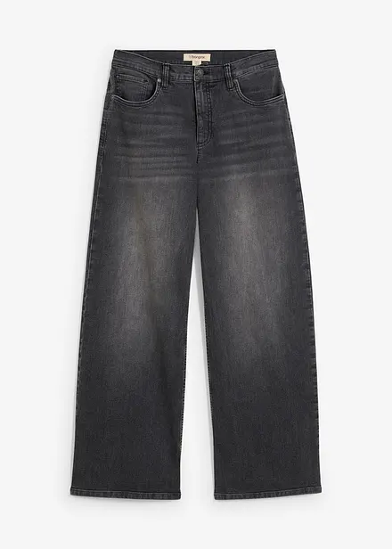Wide Leg-jeans, High Waist