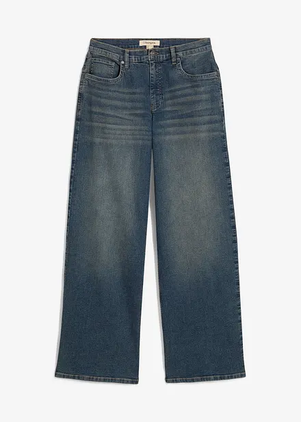 Wide leg jeans, high waist