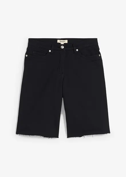 Bermudashorts med råkanter
