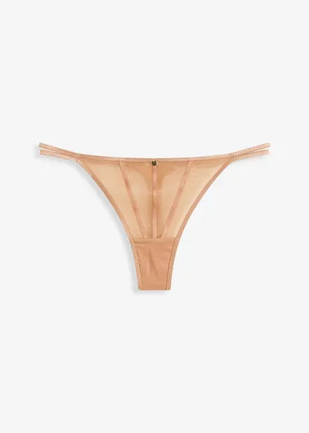 Tanga stringtruse av skimrende materiale