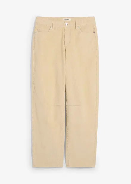 Barel-kordbukse Mid Waist