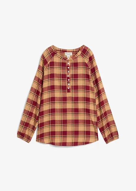 Blusetunika i flanell