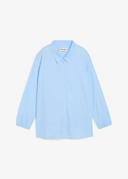 Oversized skjorte i 100% bomull