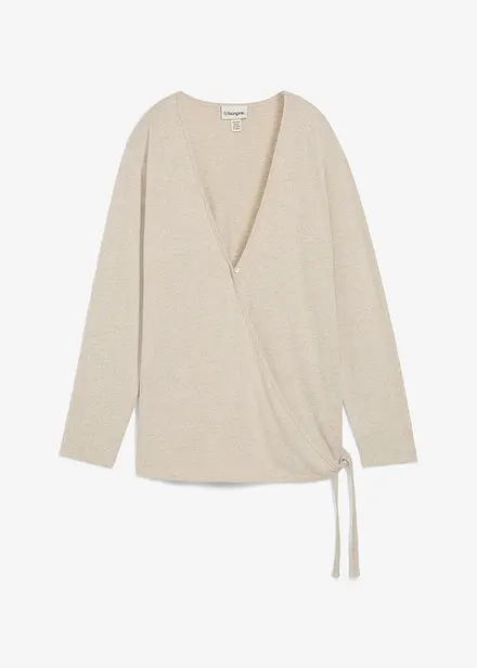 Cardigan i omslagsmodell
