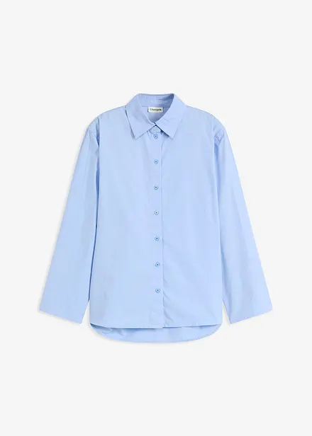 Skjortebluse i 100% bomull