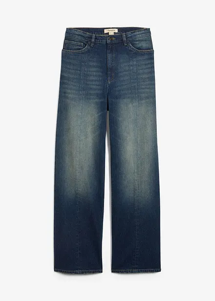 Loose Straight-jeans High Waist, Low Stretch