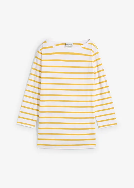 Langermet topp med økologisk bomull