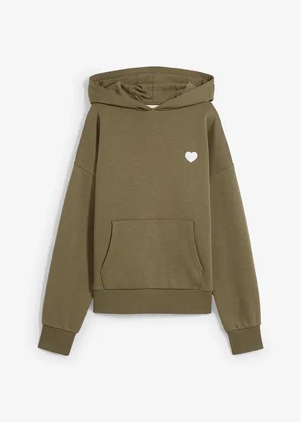Oversized hettegenser av myk bomullmiks