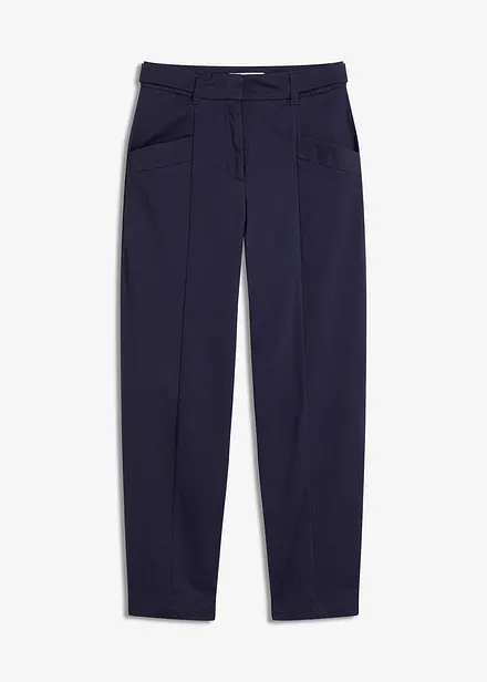 Satengbukse med tapered fit