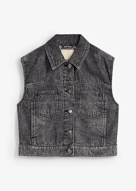 Jeansvest av bomull