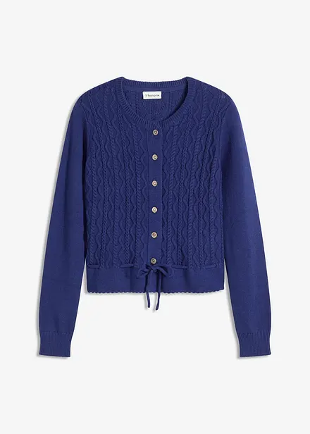 Cardigan i tyrolerstil