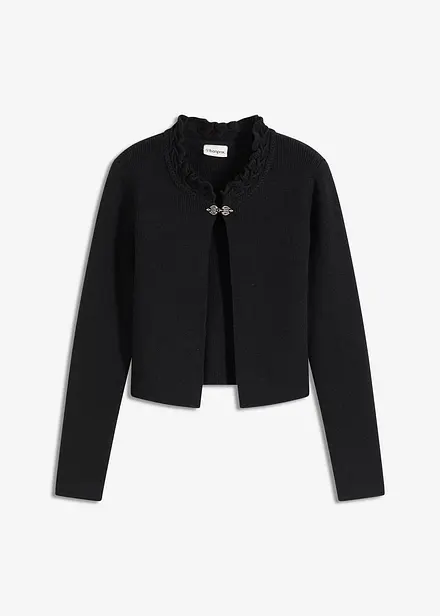 Cardigan i tyrolerstil