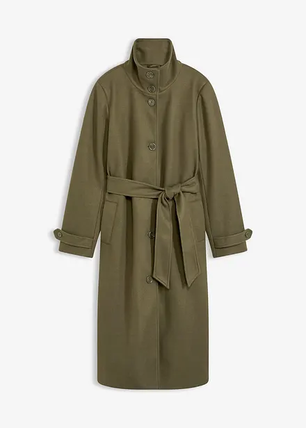 Kåpe med ull-look
