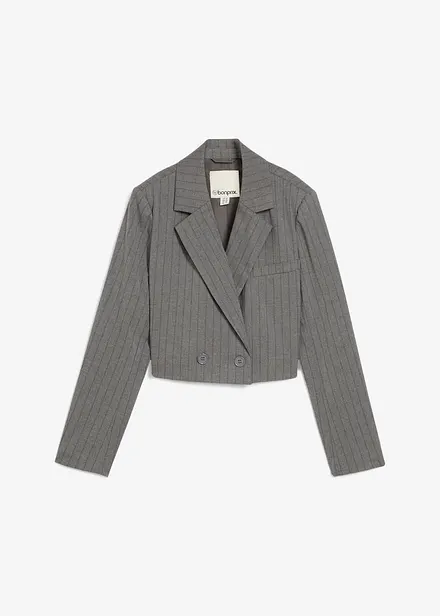 Kort blazer med krage med slag