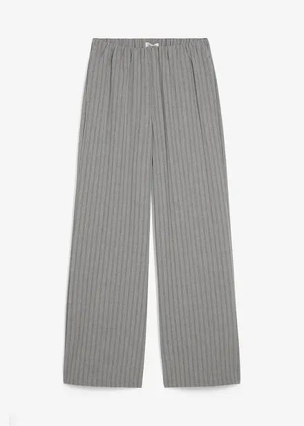 Slip on-bukse i fint fallende materiale